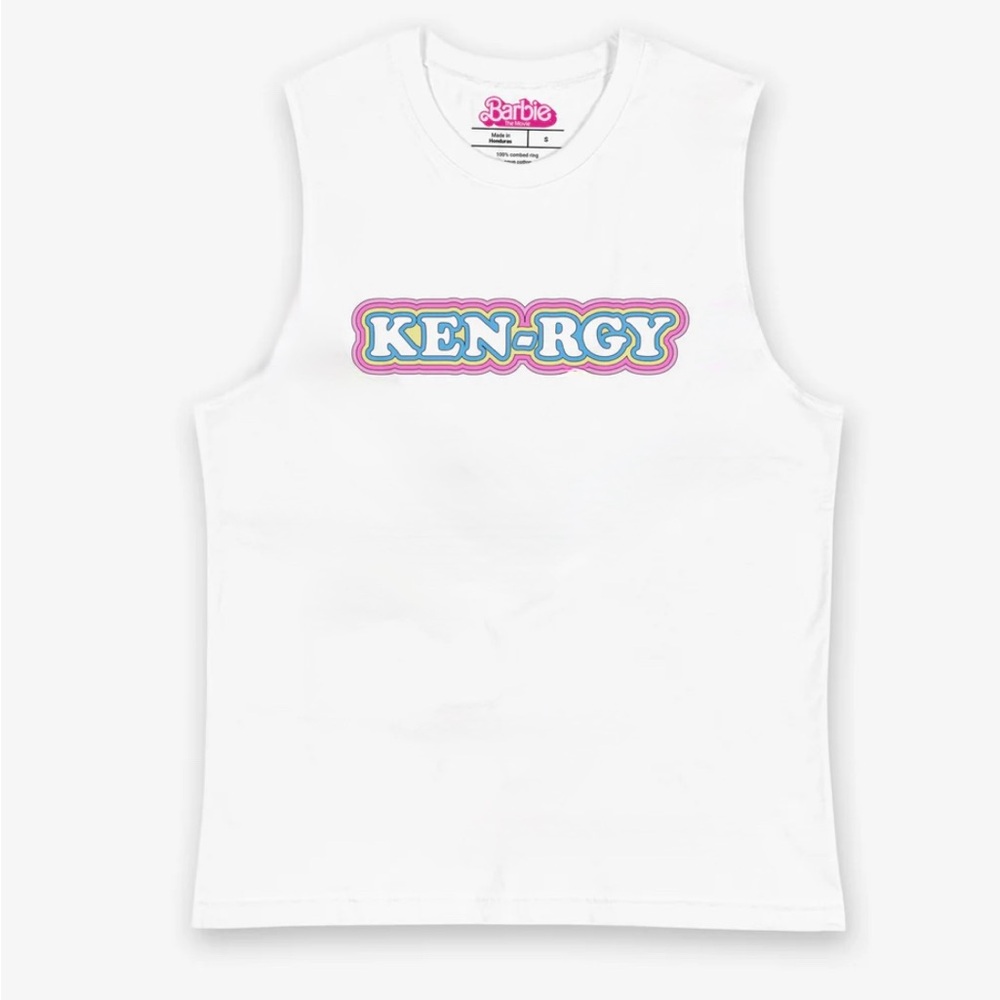 Barbie The Movie “KEN-RGY” Muscle Tee Size Small
